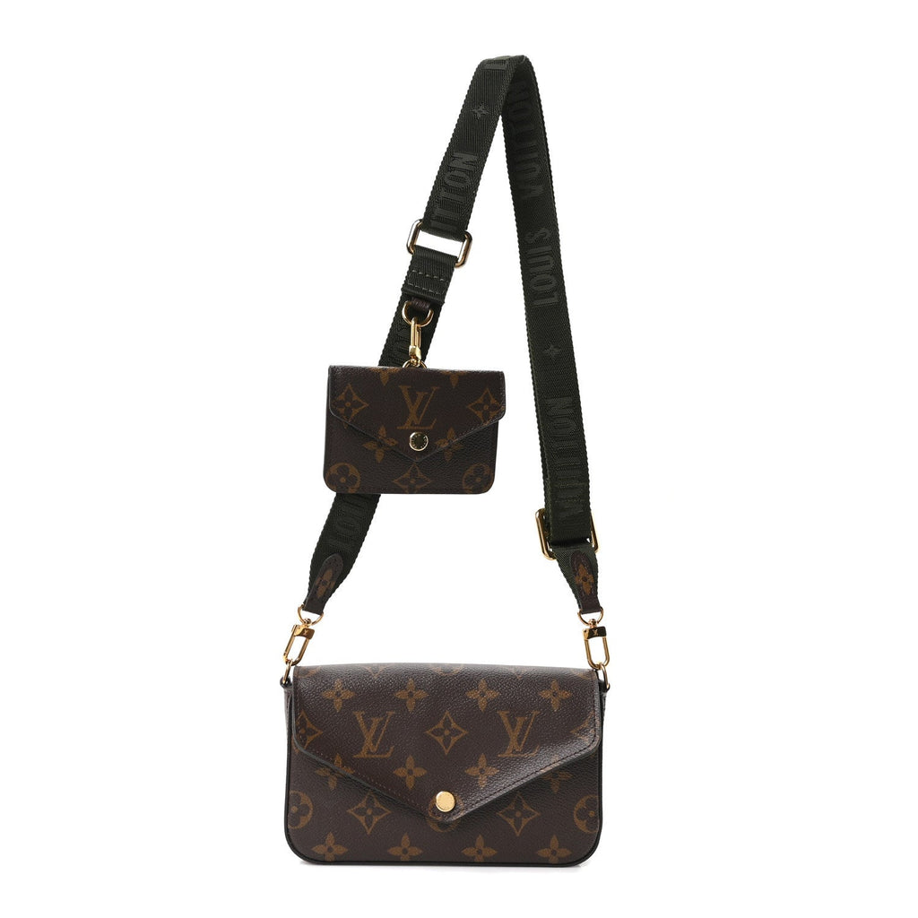 Louis Vuitton Monogram Felicie Strap & Go Kaki