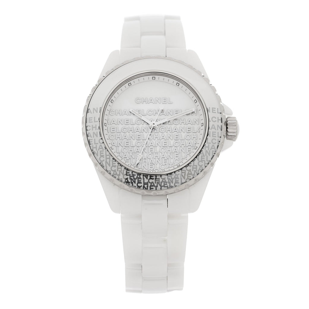 Chanel Stainless Steel Ceramic 33mm J12 Wanted de Chanel Limited Edition Automatic Watch White