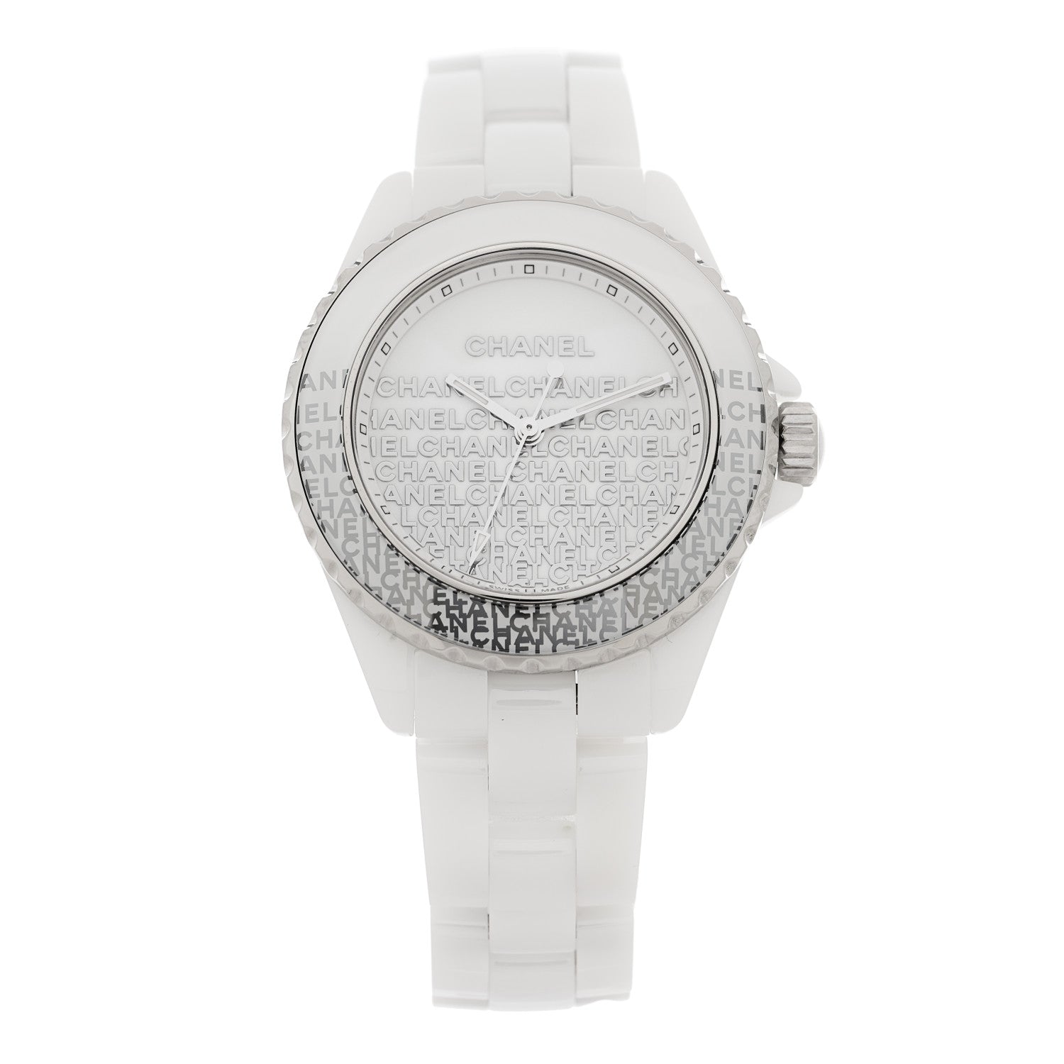 Chanel Stainless Steel Ceramic 33mm J12 Wanted de Chanel Limited Edition Automatic Watch White