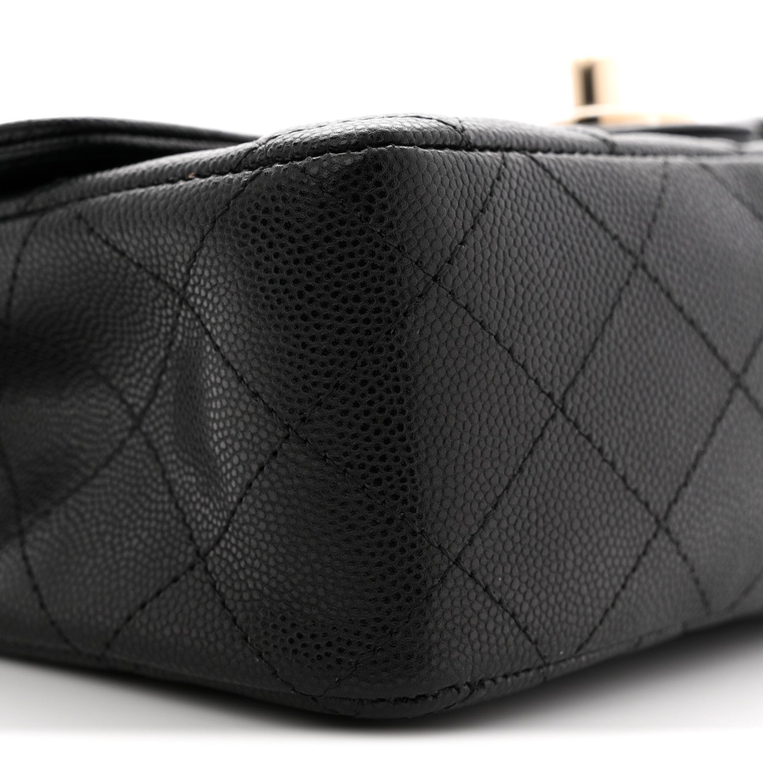 Chanel Caviar Quilted Mini Rectangular Flap Black