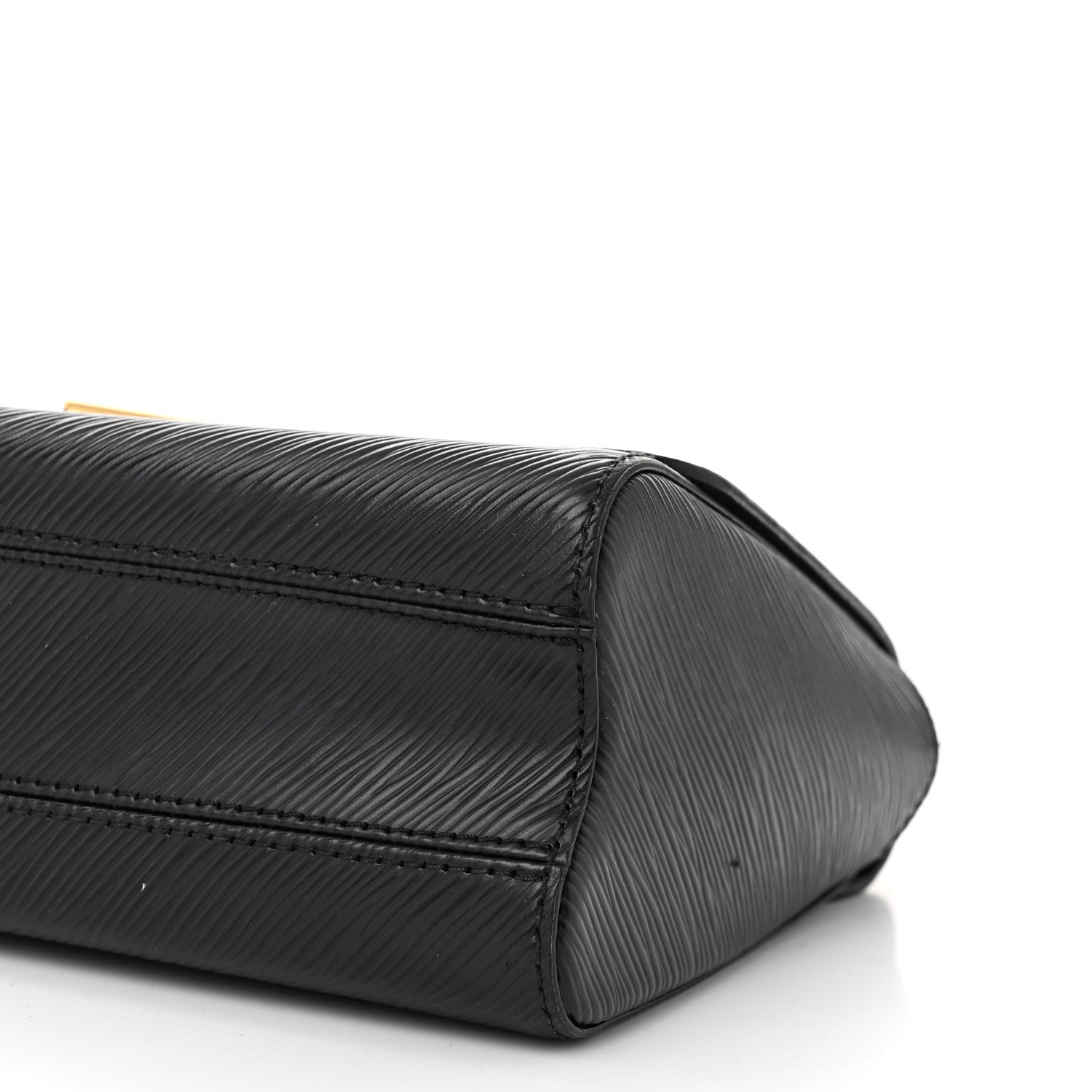 Louis Vuitton Epi Twist Top Handle Shoulder Bag MM Black