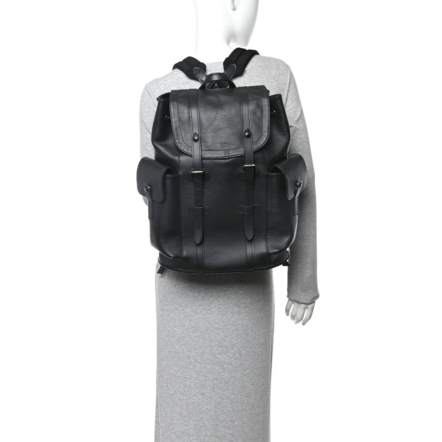 Louis Vuitton Epi Christopher Backpack PM Black
