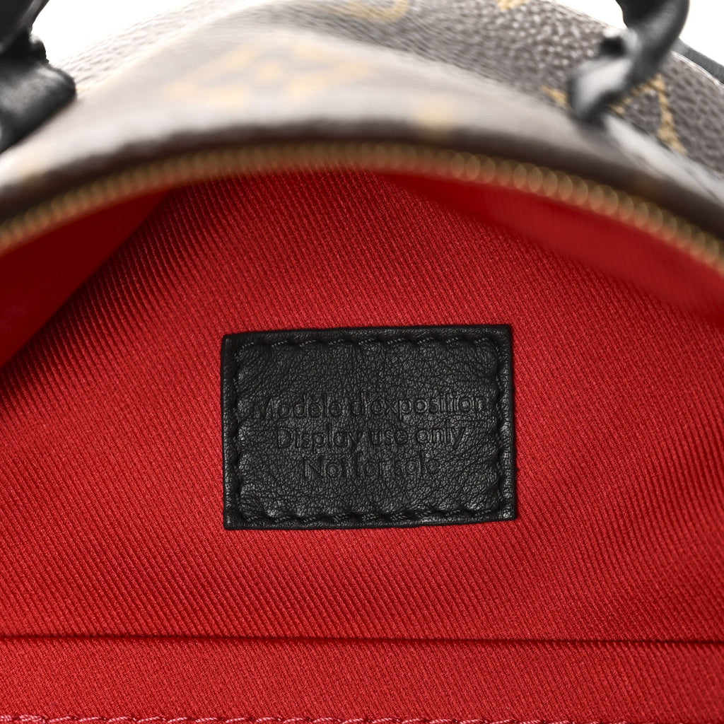 Louis Vuitton Monogram My World Tour Palm Springs Backpack Mini