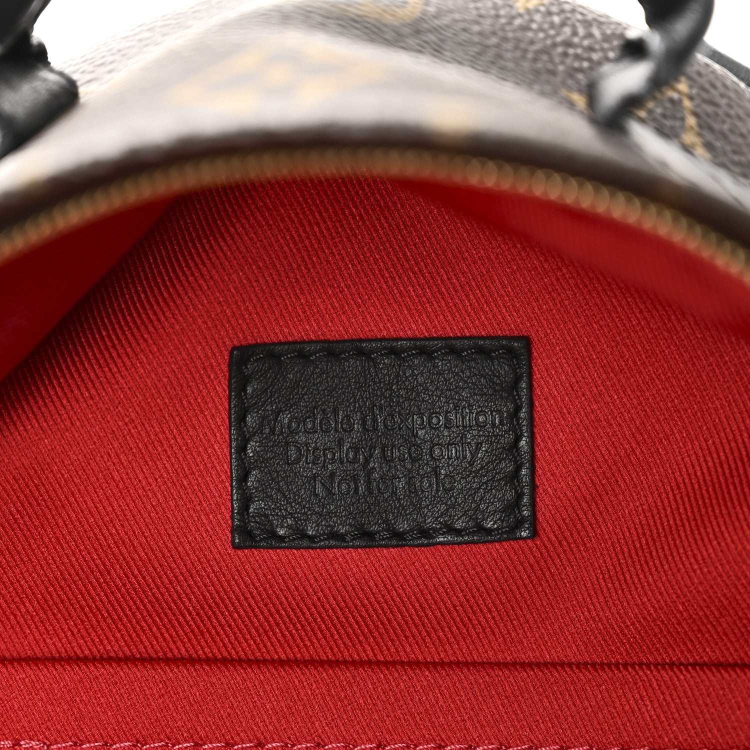 Louis Vuitton Monogram My World Tour Palm Springs Backpack Mini