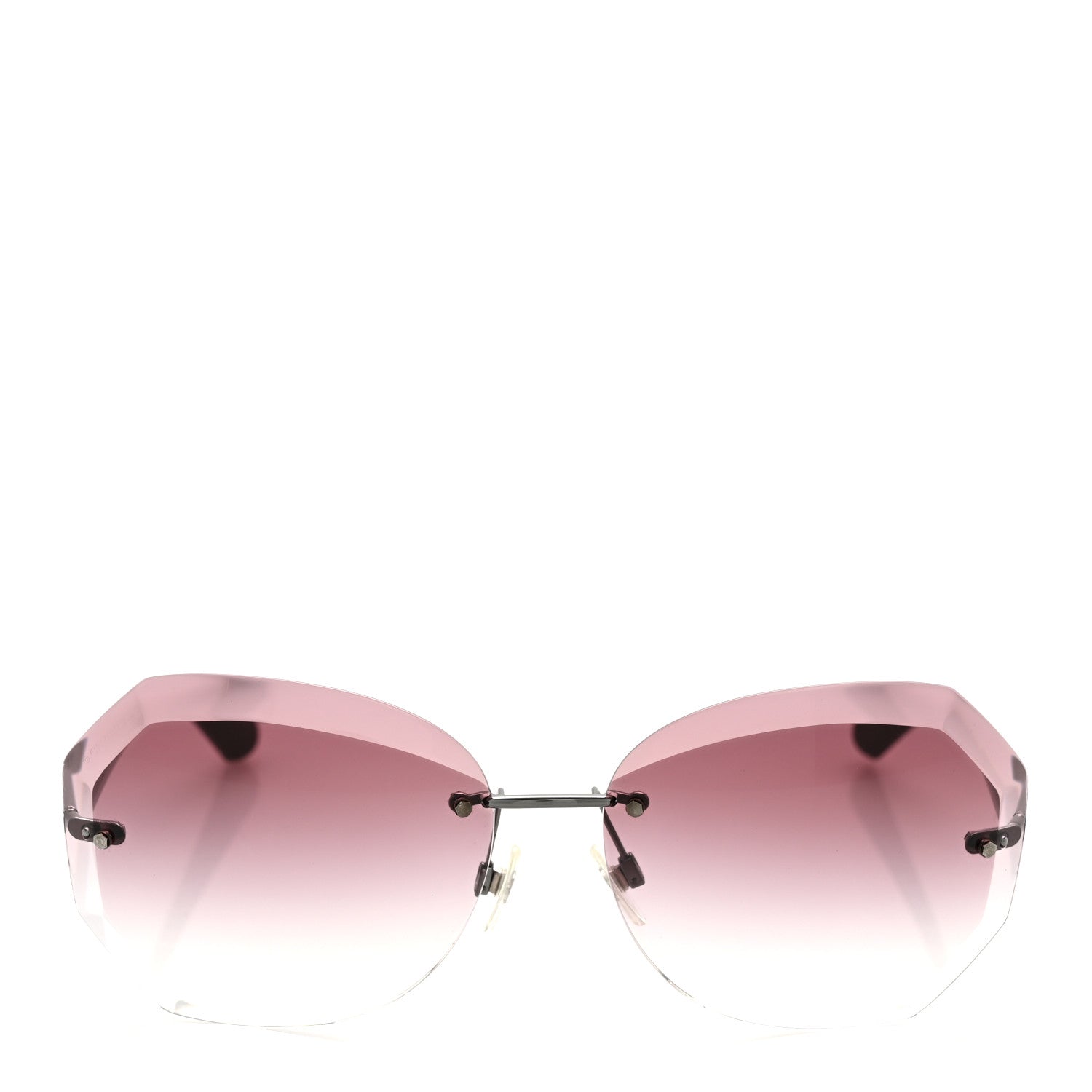 Metal Spring Round Sunglasses 4220 Pink
