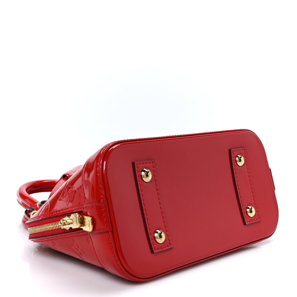 Louis Vuitton Vernis Alma BB Cherry