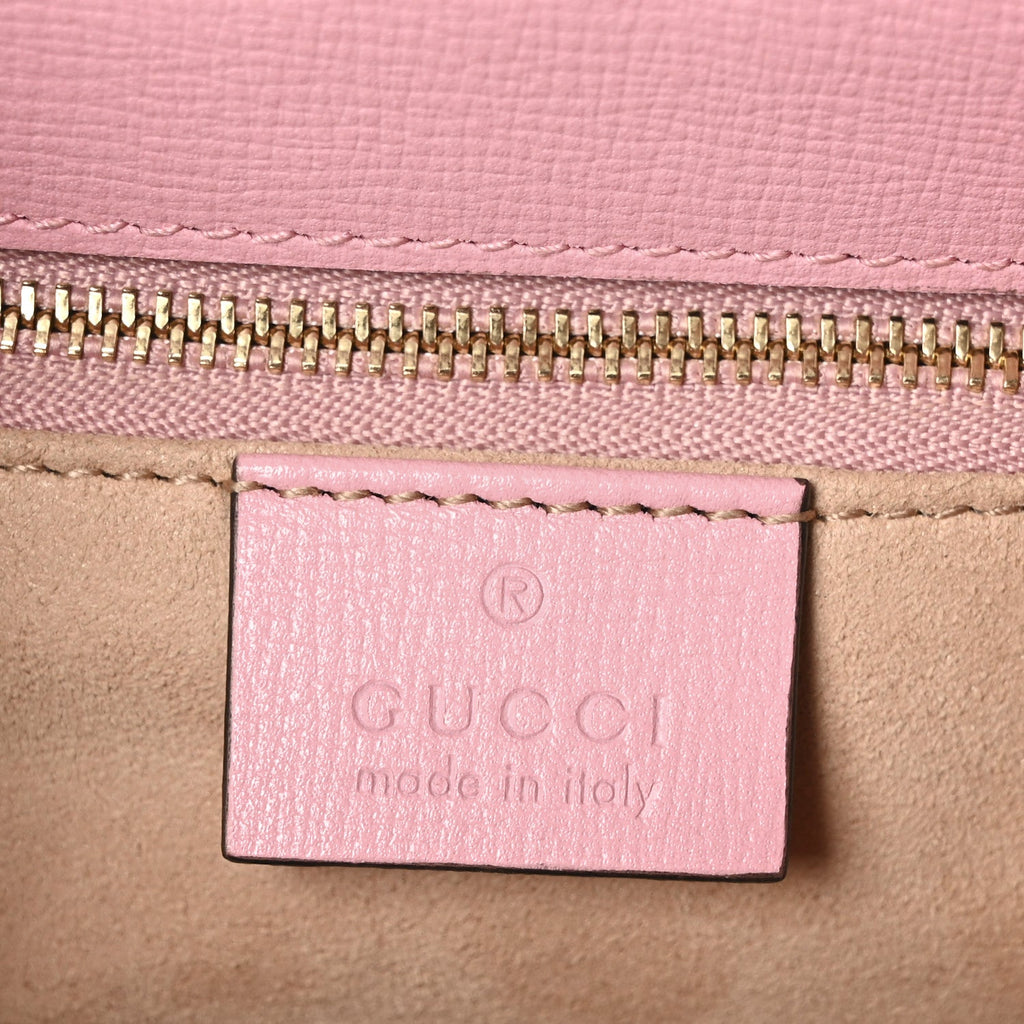 Gucci Snakeskin Calfskin Horsebit 1955 Shoulder Bag Blue Pink