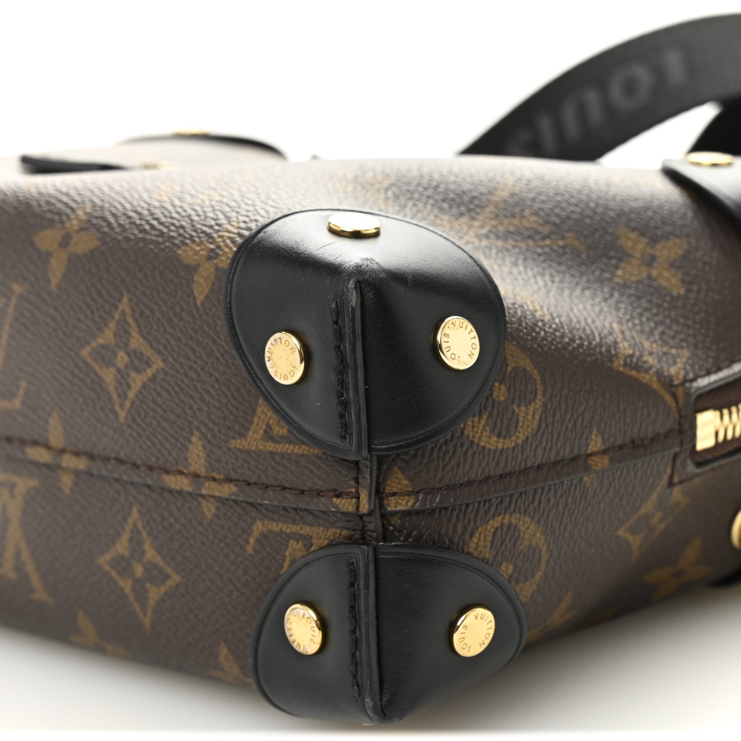 Louis Vuitton Monogram Petite Malle Souple Black
