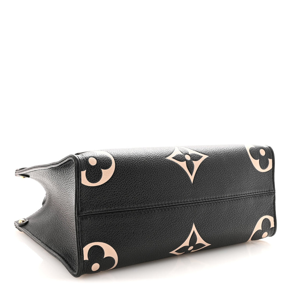 Louis Vuitton Empreinte Monogram Giant Onthego PM Black Beige
