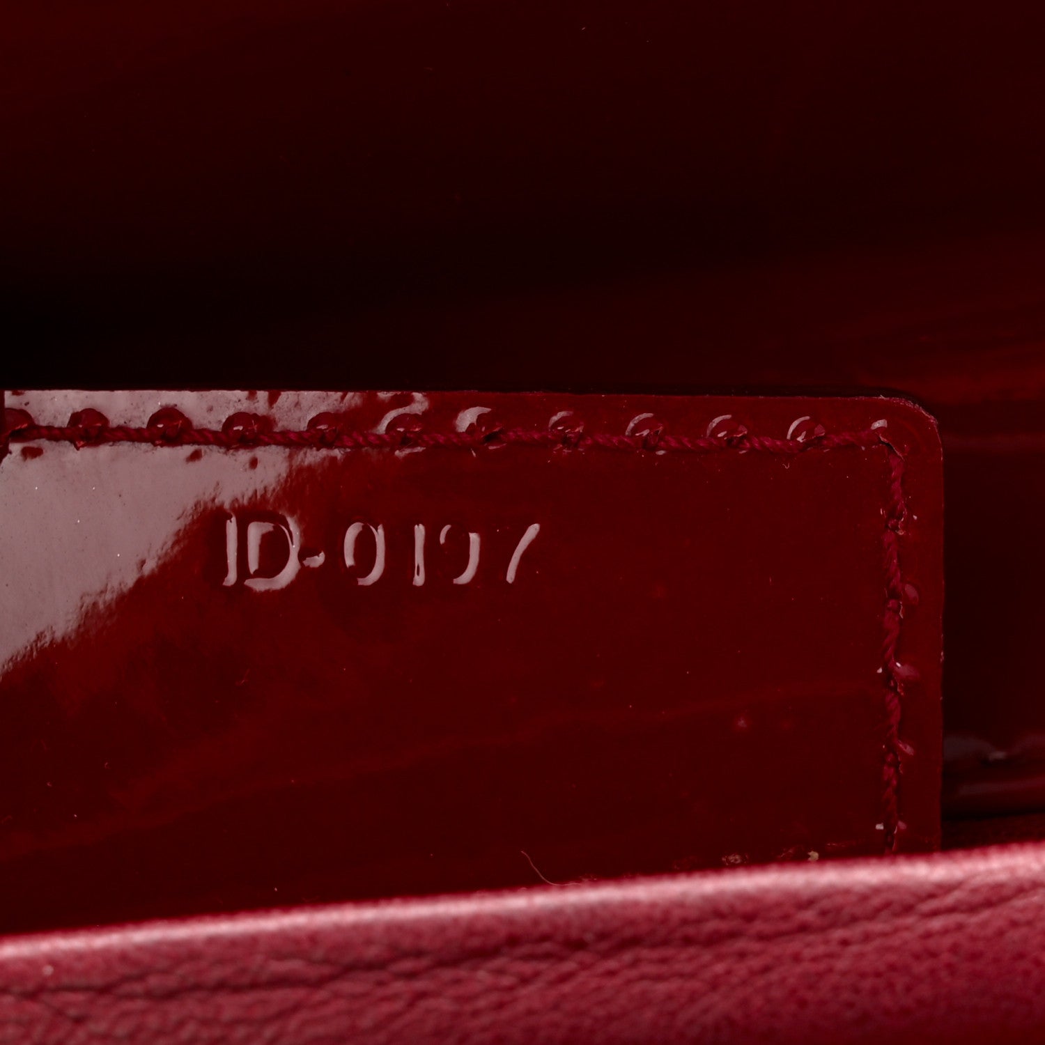 Christian Dior Patent Cannage Medium Lady Dior Red