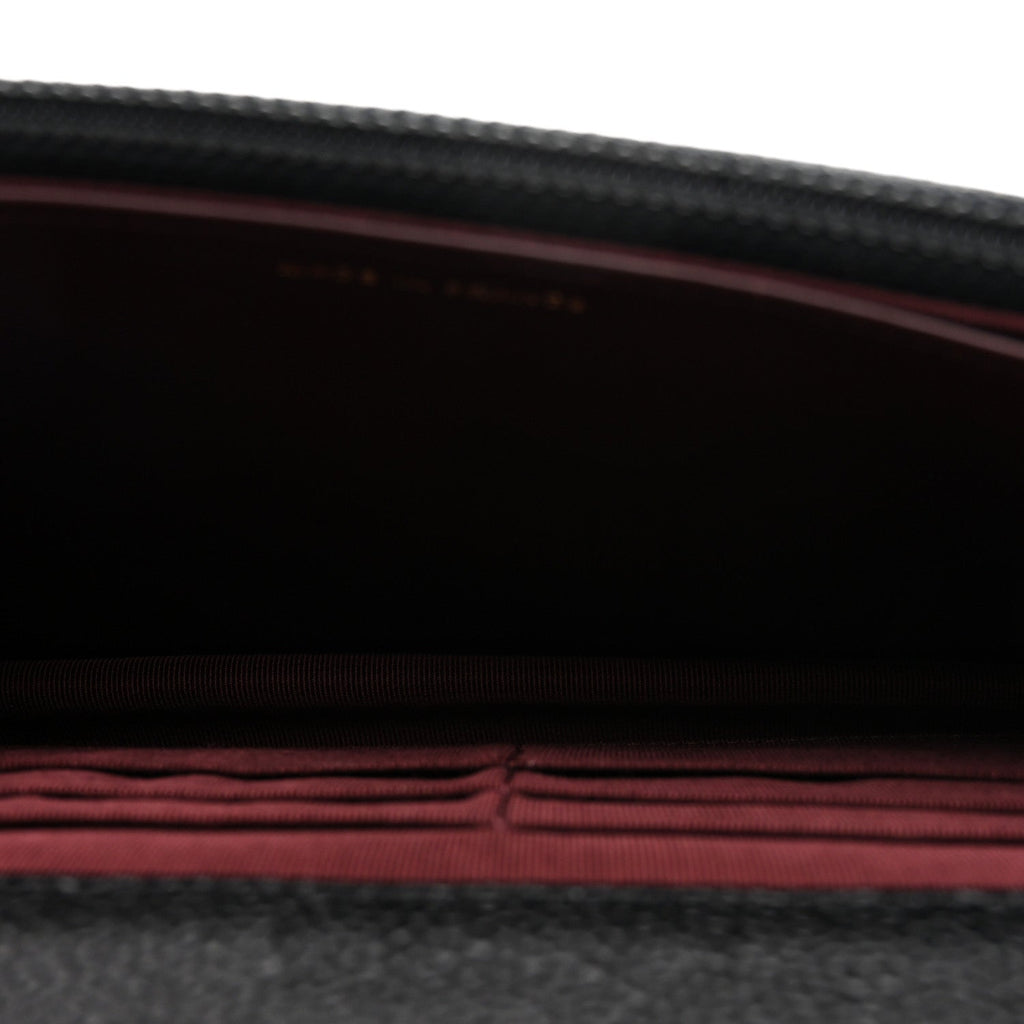 Chanel Caviar Quilted Wallet on Chain WOC Black
