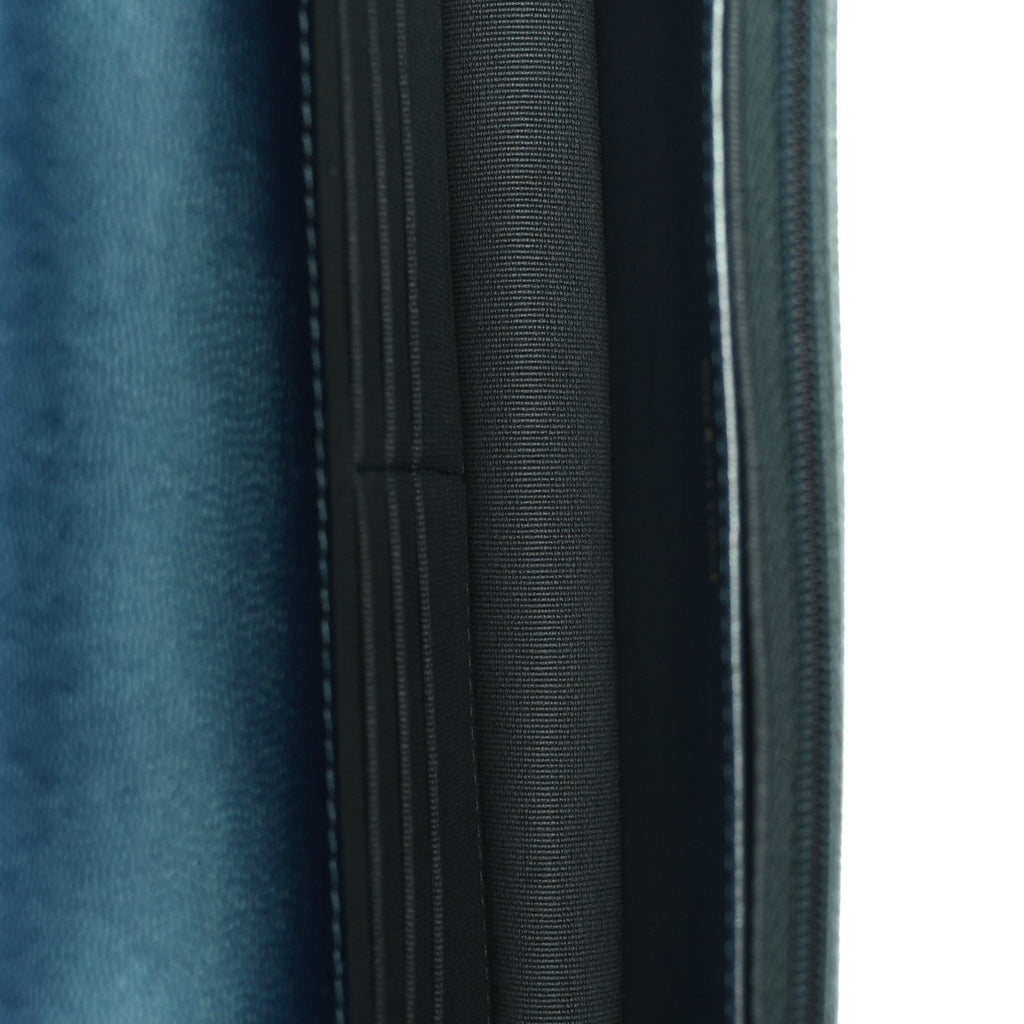Chanel Iridescent Caviar Quilted Wallet on Chain WOC Dark Blue