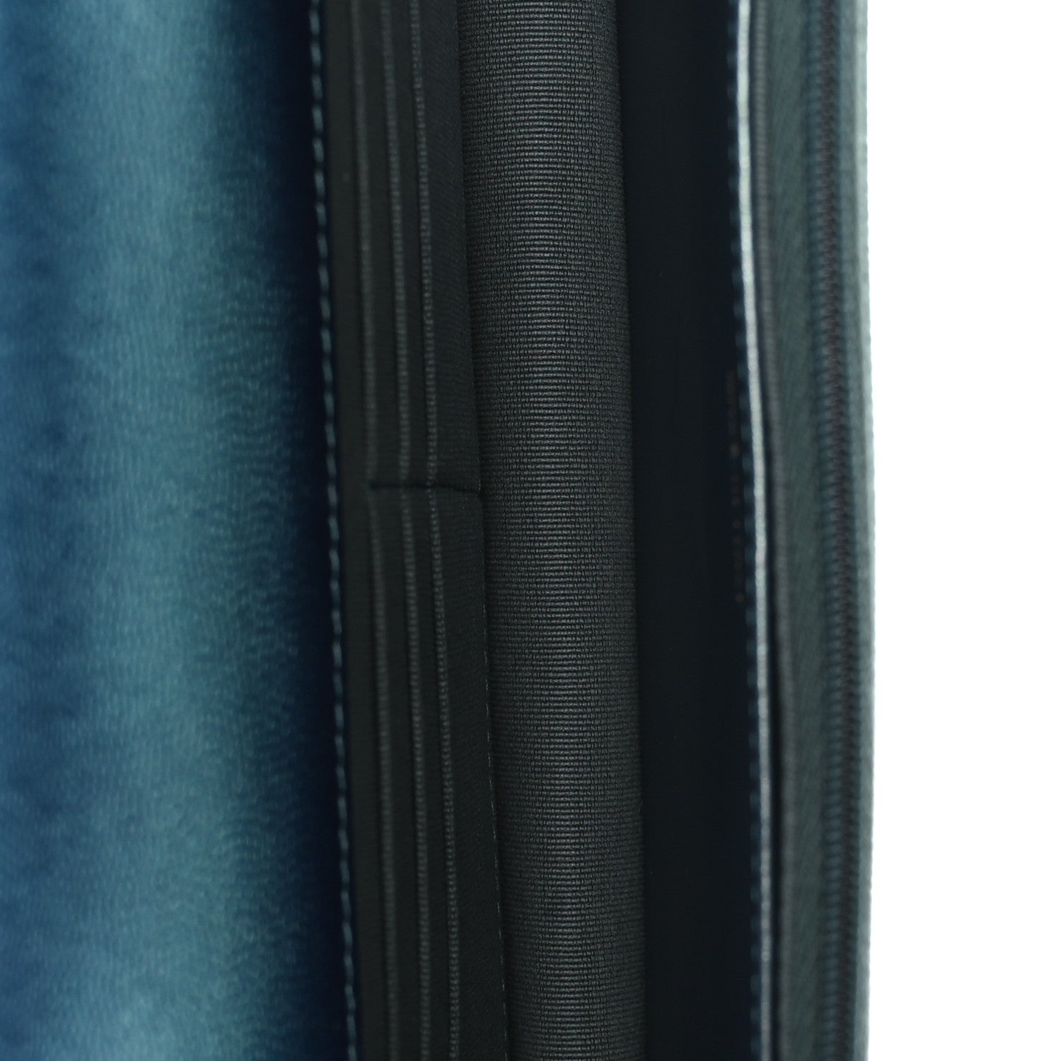 Chanel Iridescent Caviar Quilted Wallet on Chain WOC Dark Blue