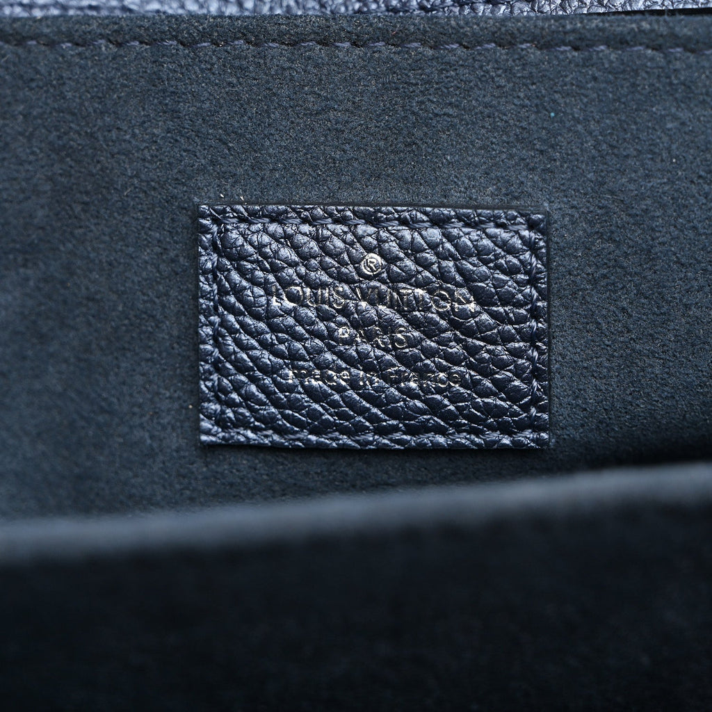 Louis Vuitton Metallic Empreinte Monogram Giant Pochette Metis Navy Nacre