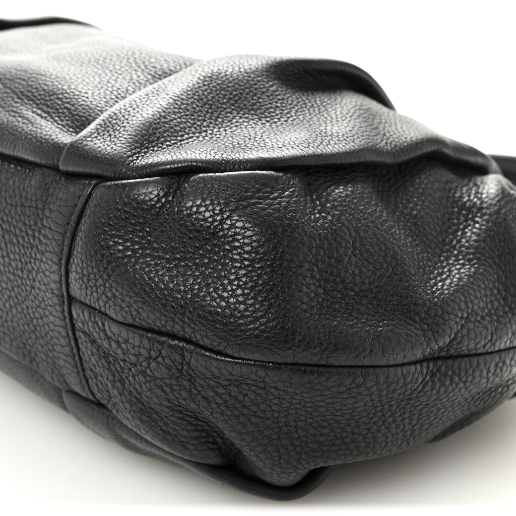 Prada Vitello Daino Shoulder Bag Black