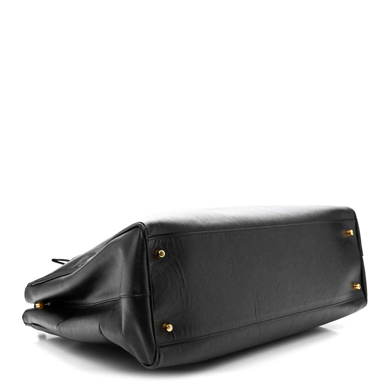 Prada Saffiano Lux Extra Large Galleria Double Zip Tote Black