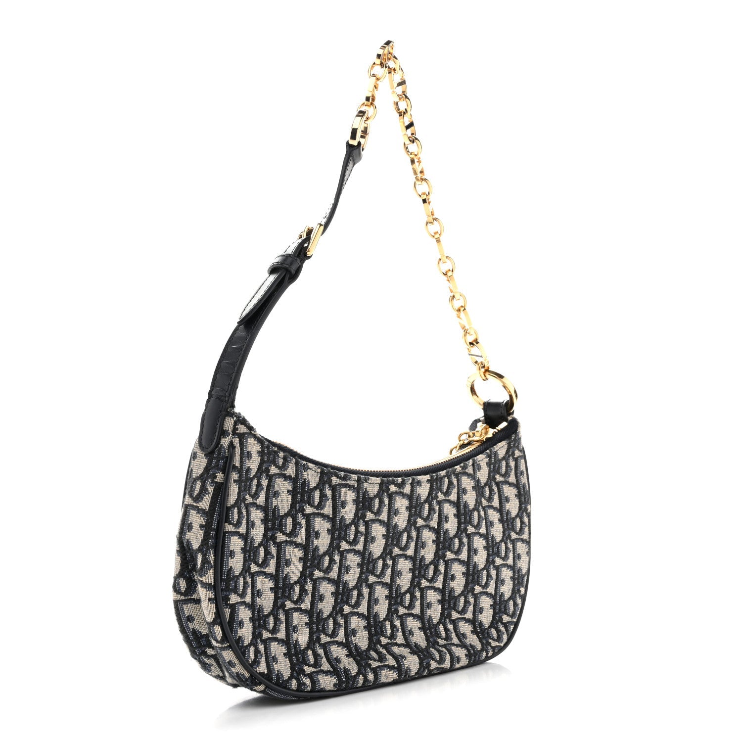 Christian Dior Oblique CD Lounge Bag Blue