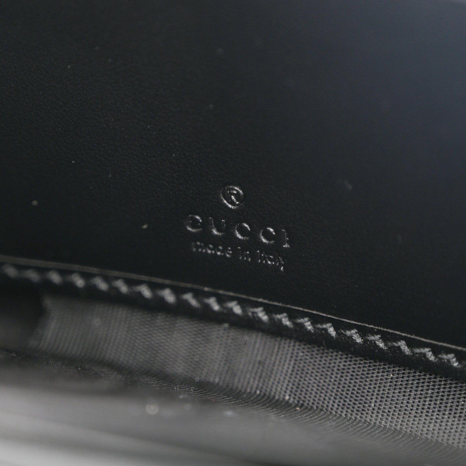 Gucci Calfskin Matelasse GG Marmont Zip Around Wallet Black