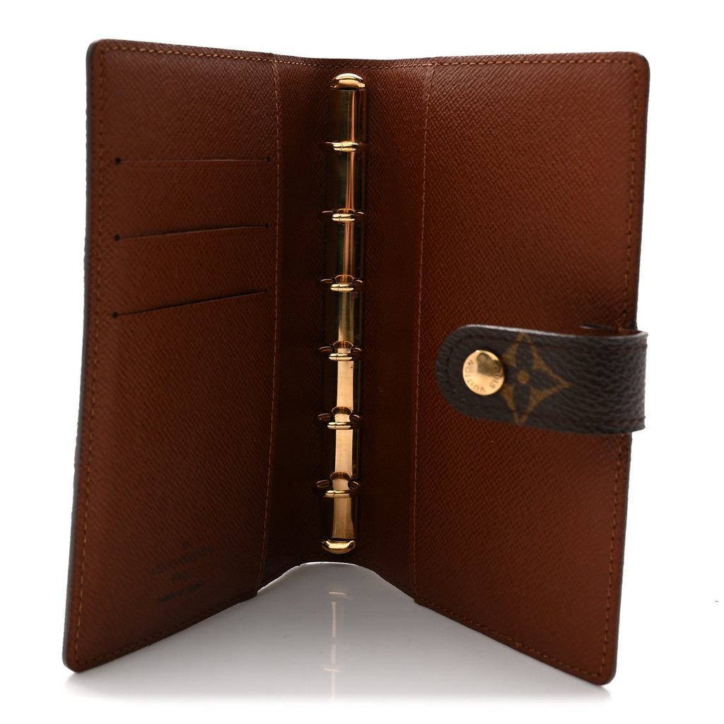 Louis Vuitton Monogram Small Ring Agenda Cover