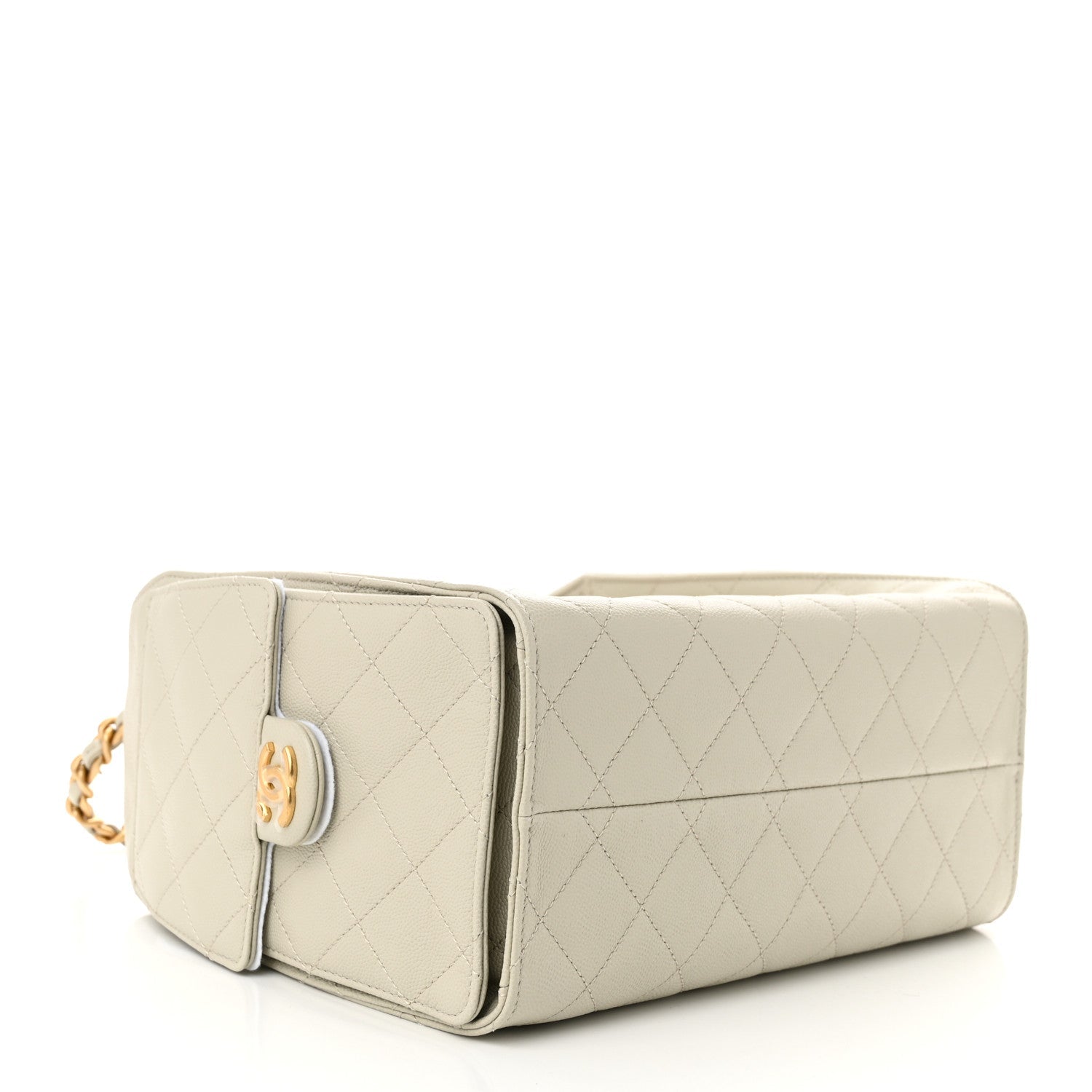 Chanel Caviar Quilted Small Chanel 25 Handbag Light Grey