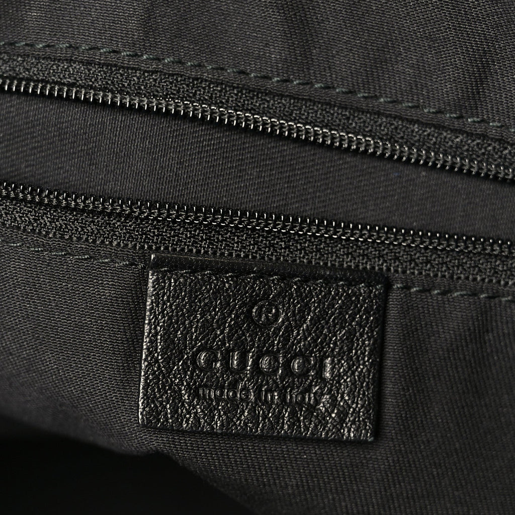 Gucci Monogram Medium New Britt Tote Black