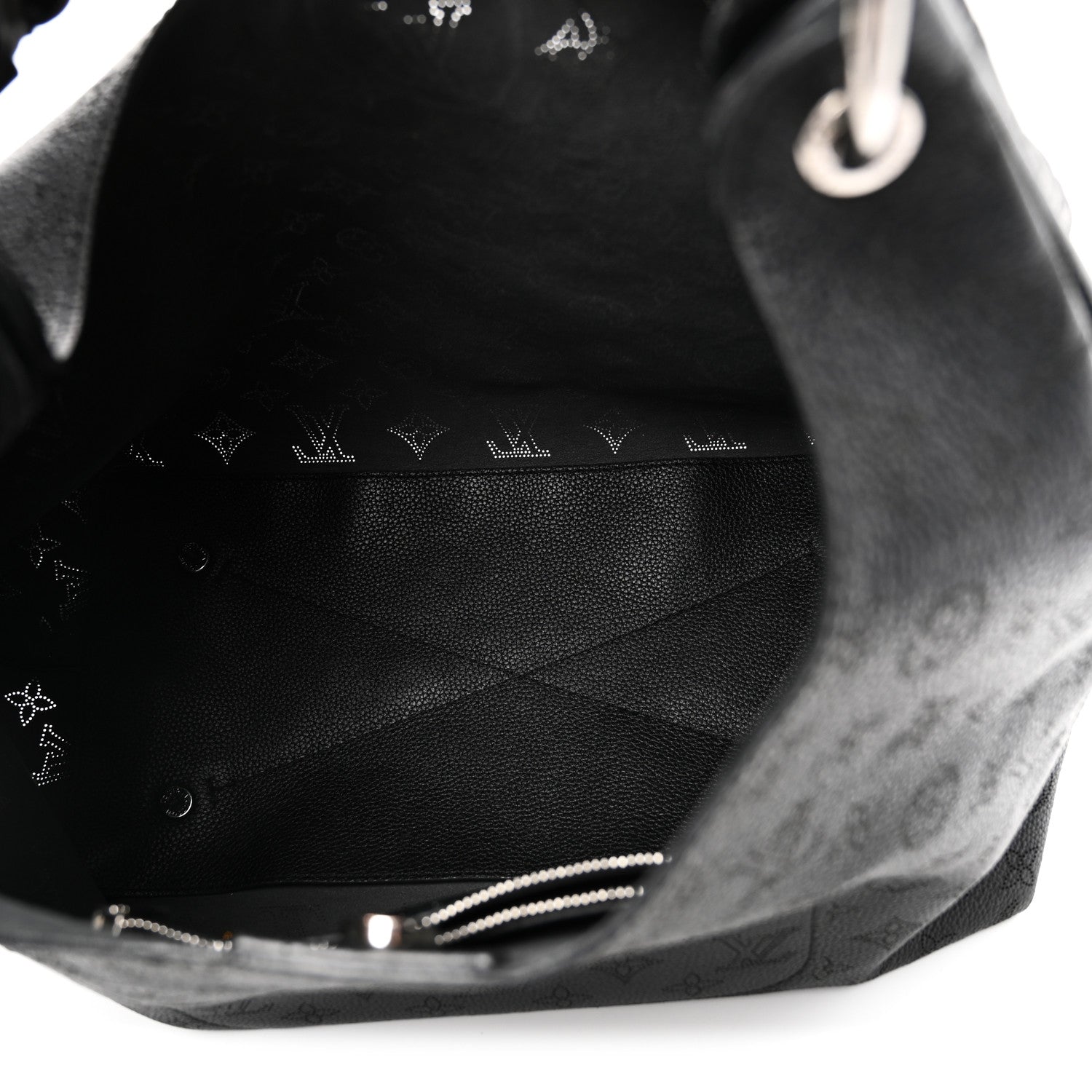 Louis Vuitton Mahina Carmel Hobo Black