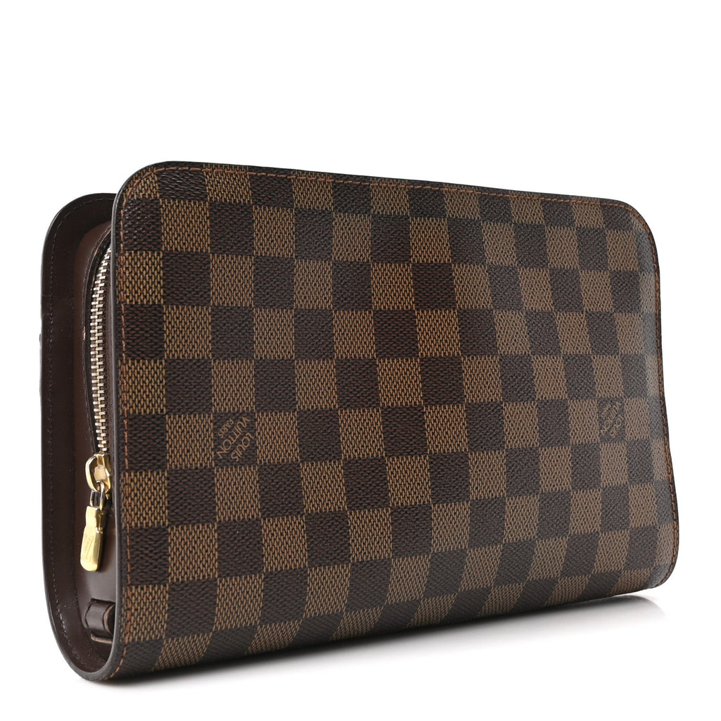 Louis Vuitton Damier Ebene Pochette Saint Louis Clutch