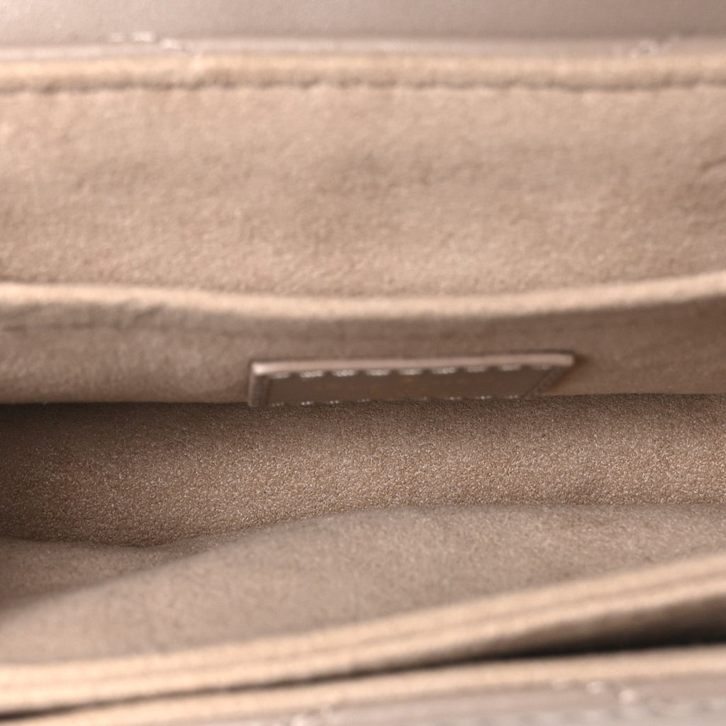 Louis Vuitton Calfskin LV New Wave Chain Bag Taupe