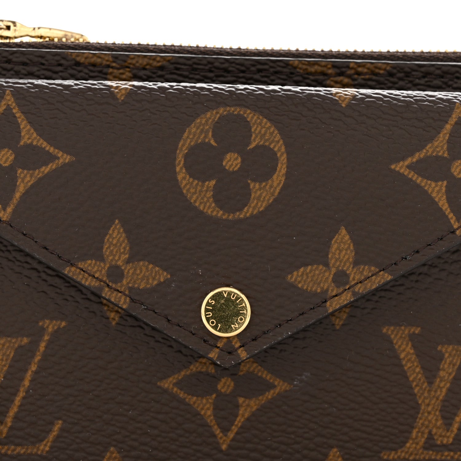Louis Vuitton Monogram Recto Verso Card Holder Black