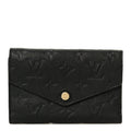 Louis Vuitton Empreinte Compact Curieuse Wallet Black