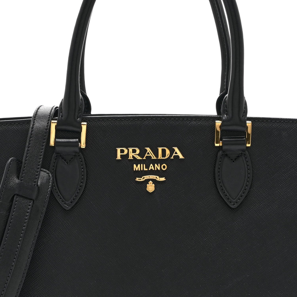 Prada Saffiano Soft Calfskin Large Tote Black