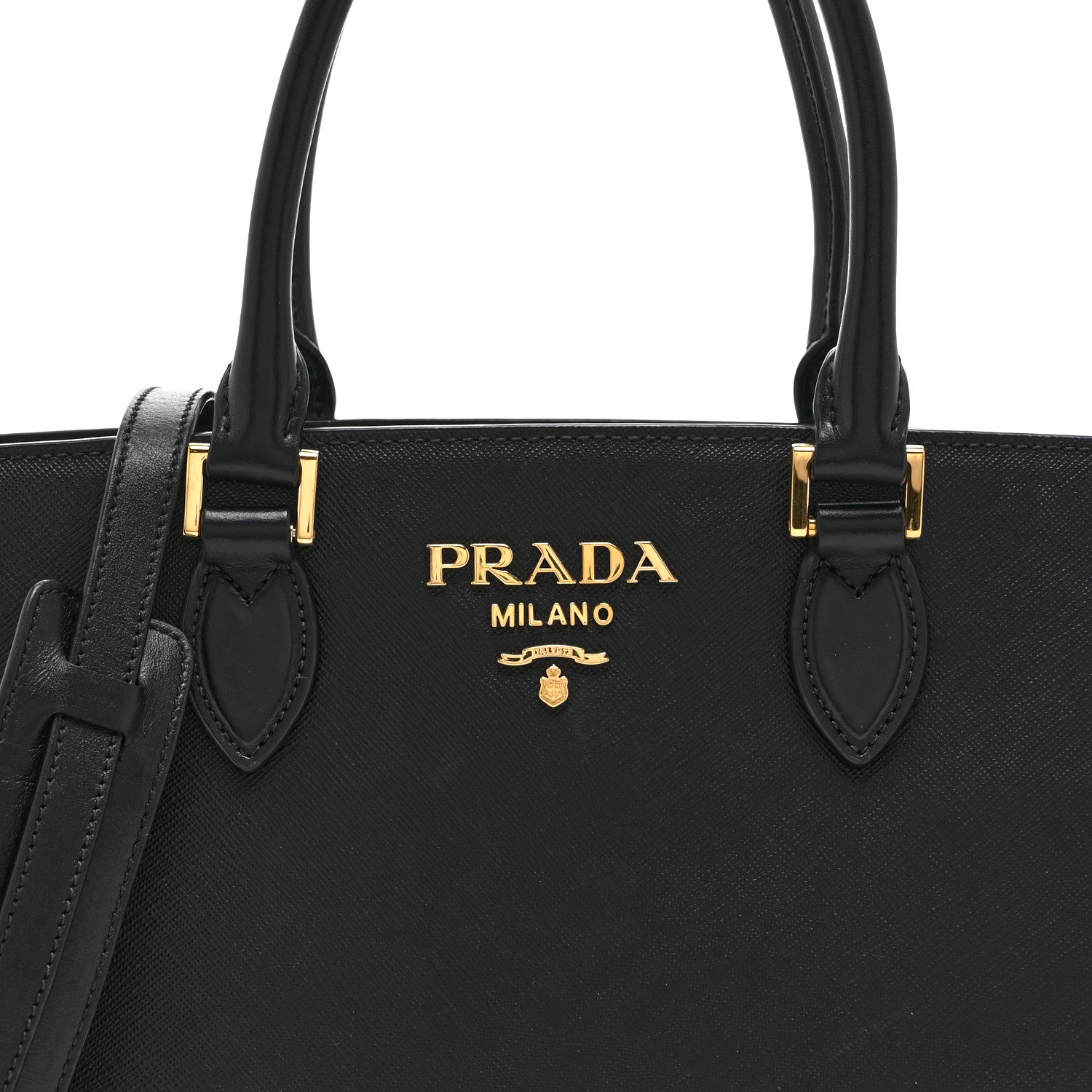 Prada Saffiano Soft Calfskin Large Tote Black