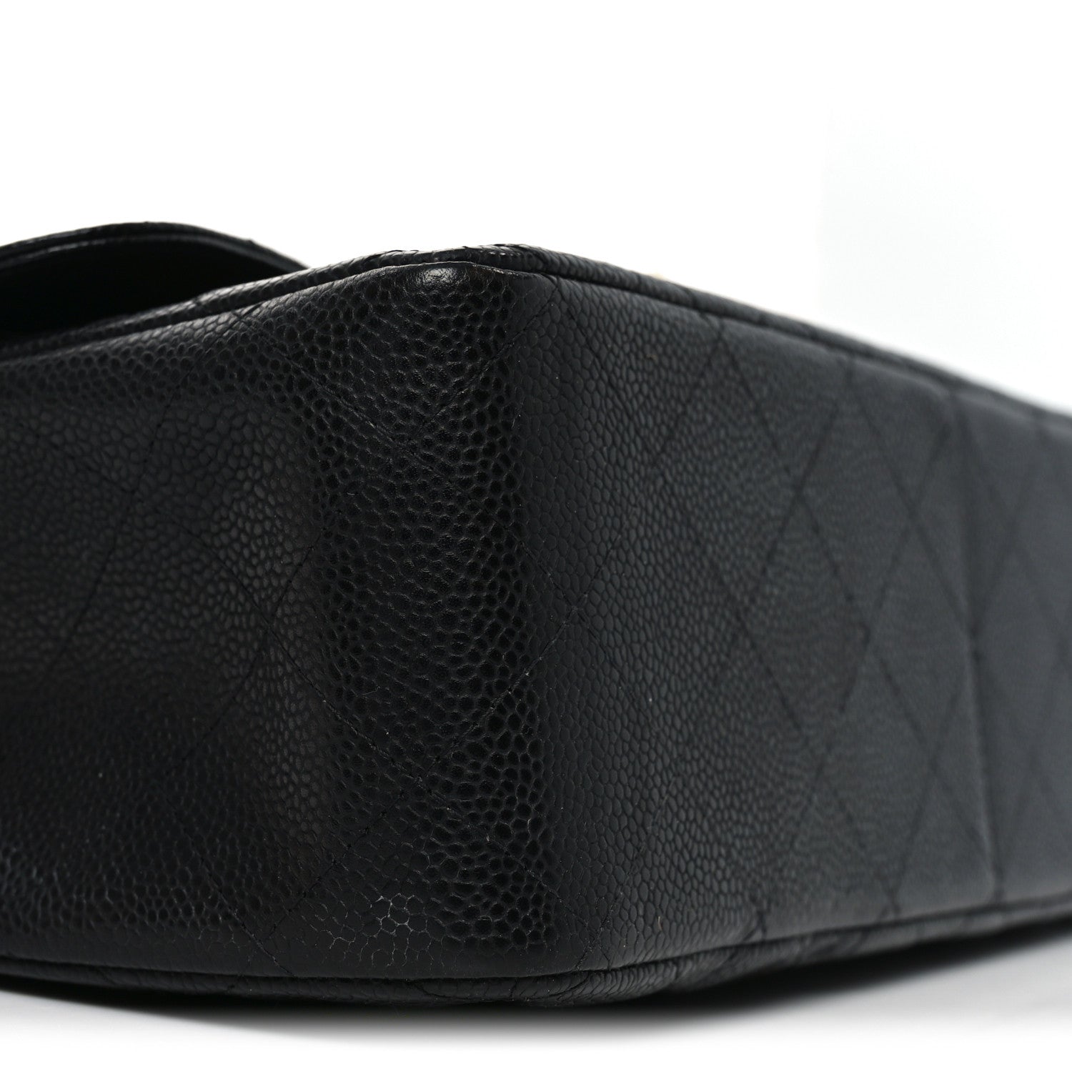 Chanel Caviar Quilted Jumbo Double Flap Black