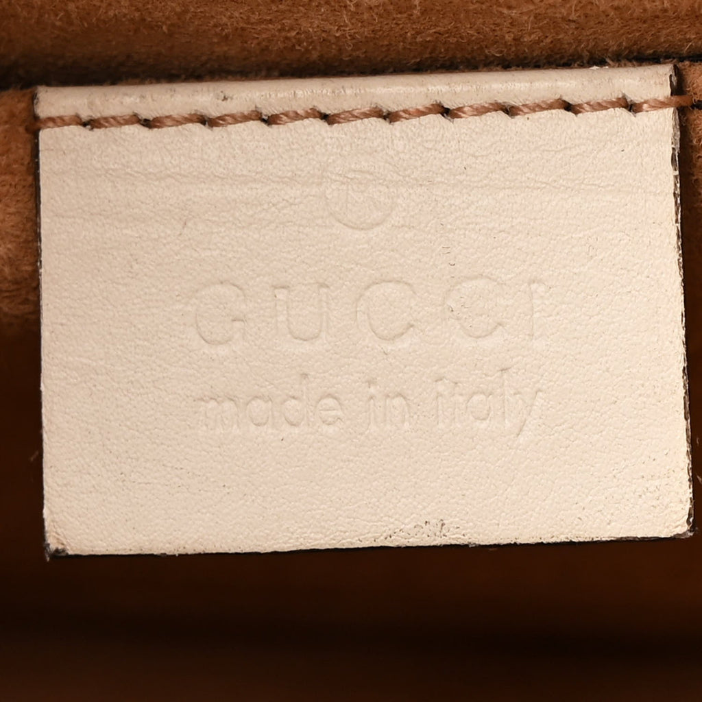 Gucci Snakeskin Mini Sylvie Chain Shoulder Bag Roccia