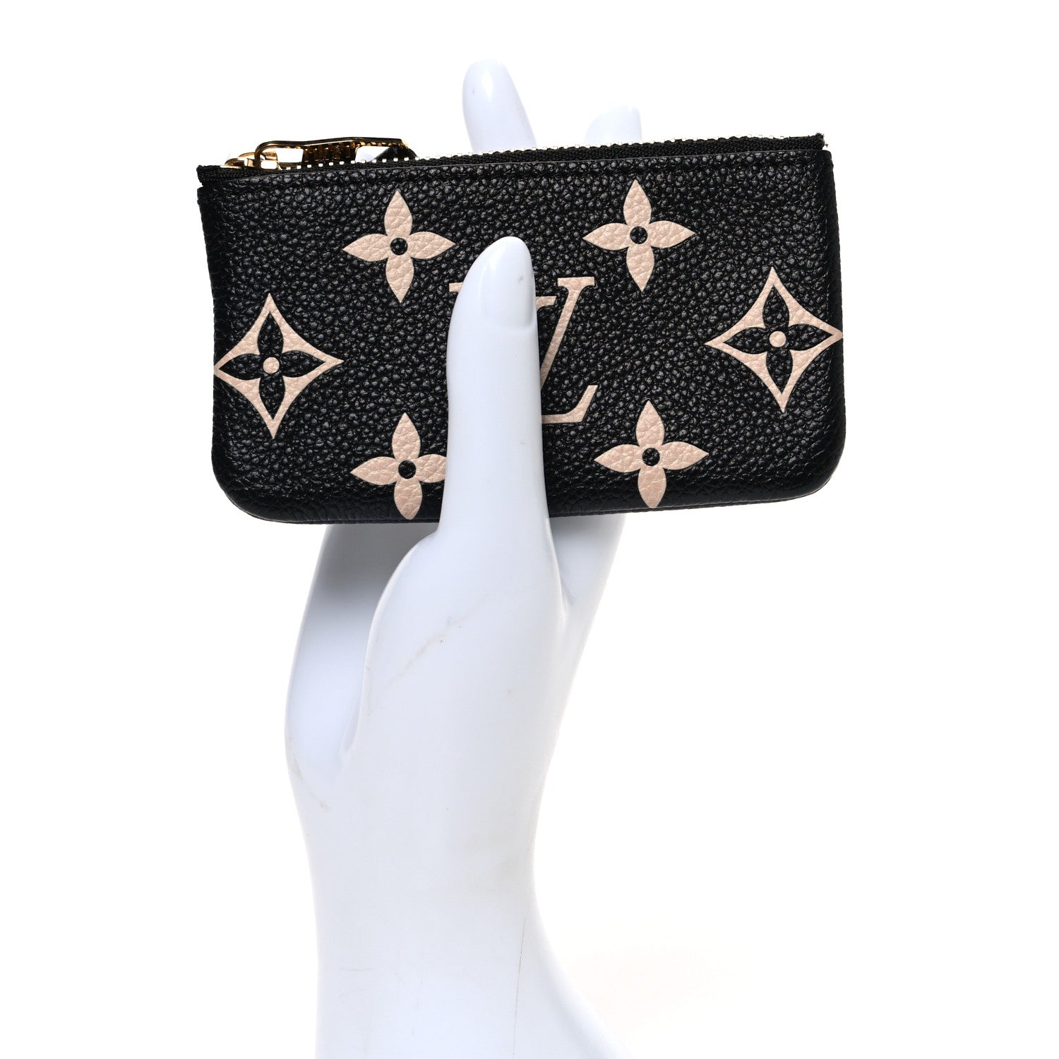 Louis Vuitton Empreinte Monogram Giant Key Pouch Black Beige