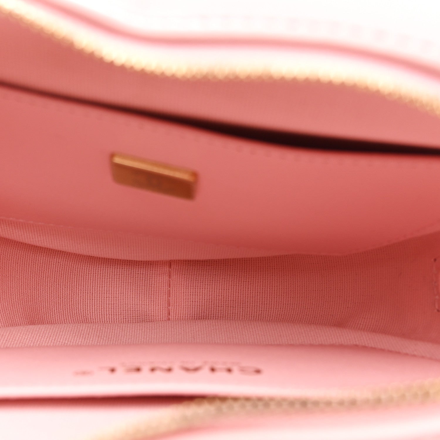 Chanel Lambskin Quilted Large CC In Love Heart Bag Light Pink