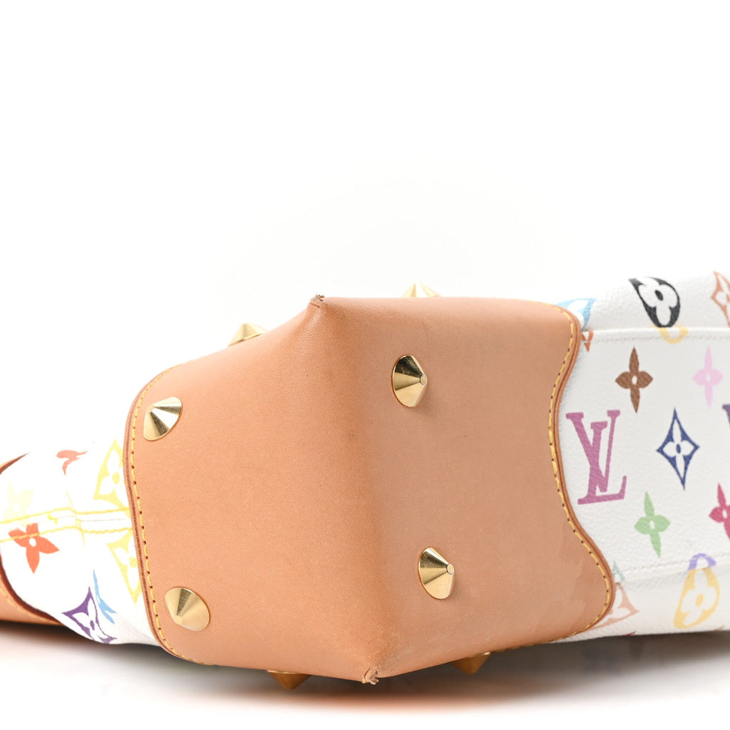 Louis Vuitton Monogram Multicolor Judy MM White