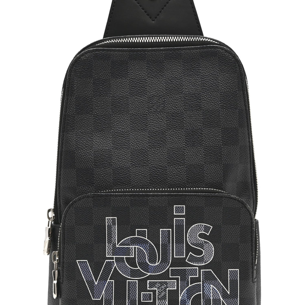 Louis Vuitton Damier Graphite Logo Avenue Sling Backpack