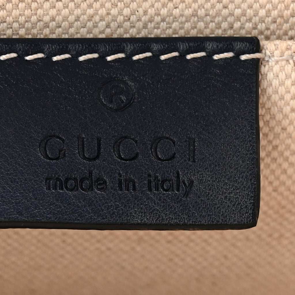 Gucci Moon Calfskin Bamboo Web Medium Dionysus Top Handle Bag Blue Emerald Hibiscus Red
