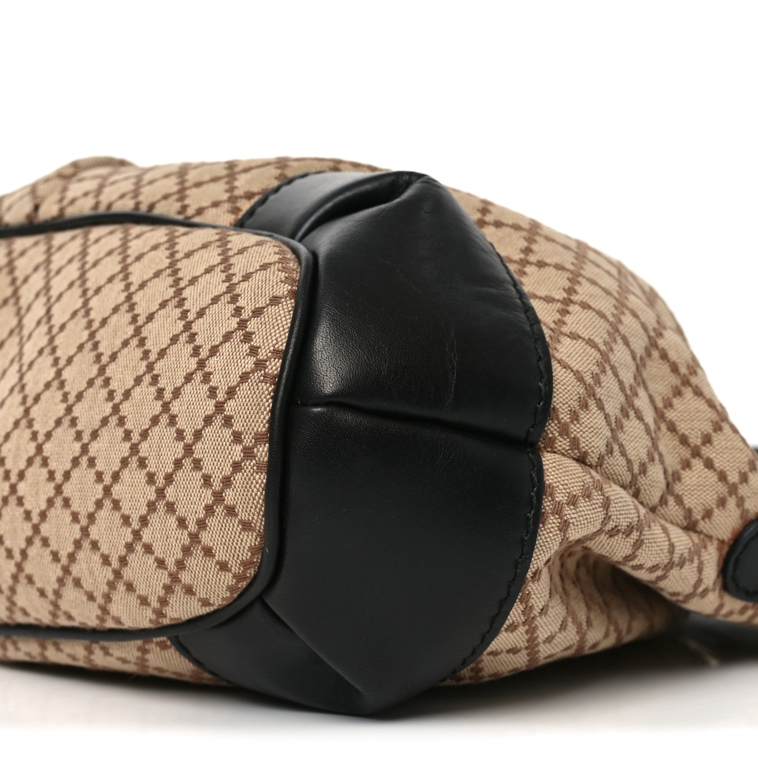 Gucci Diamante Medium Sukey Top Handle Bag Beige Black