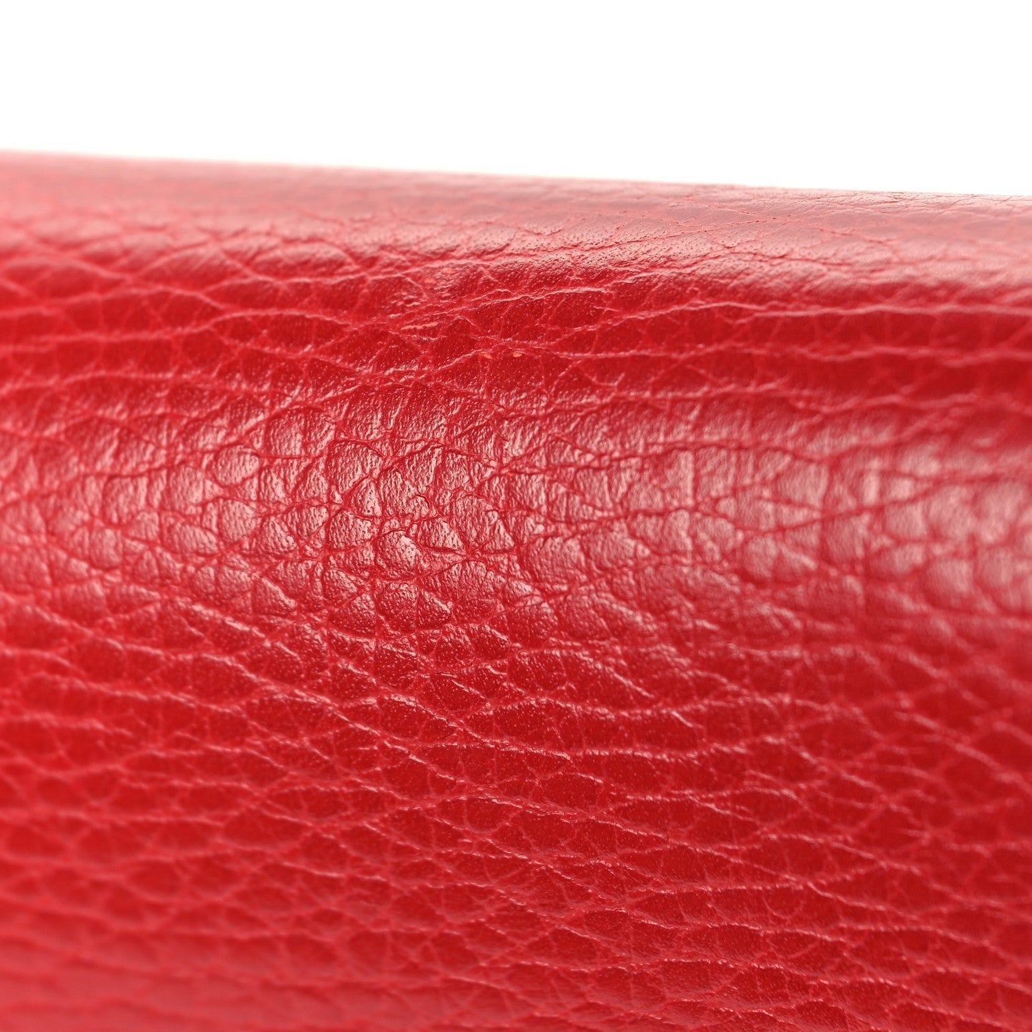 Gucci Dollar Calfskin Small Interlocking G Shoulder Bag Red