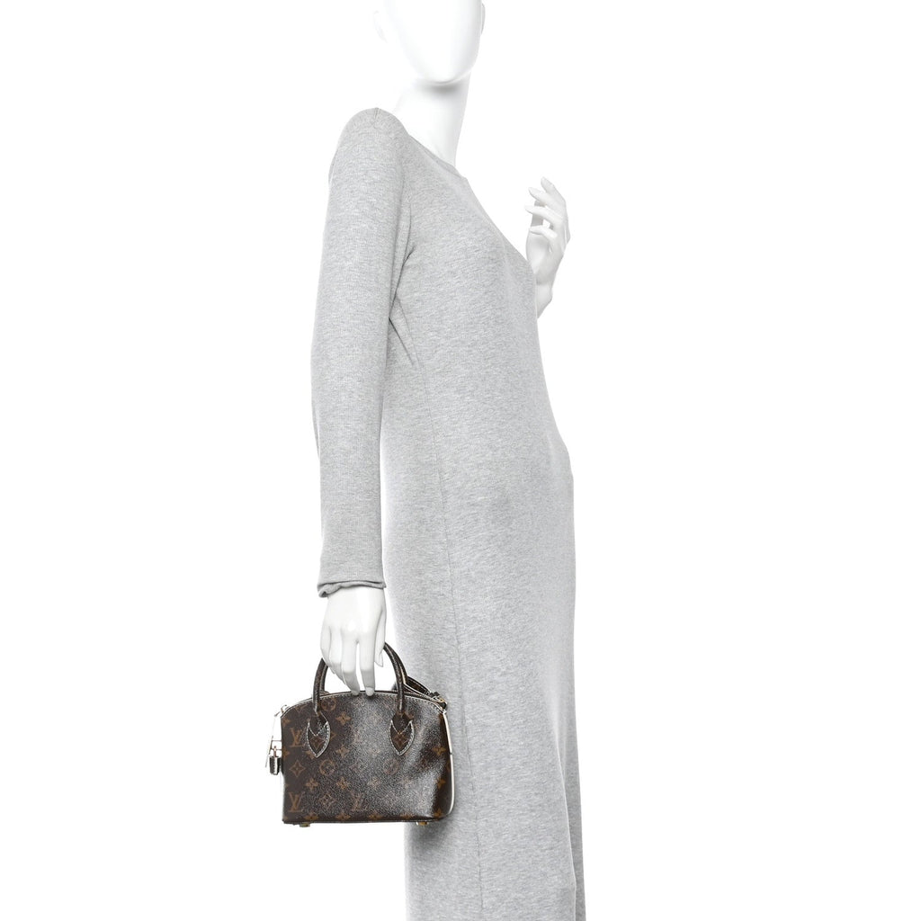 Louis Vuitton Monogram Shine Fetish Lockit BB