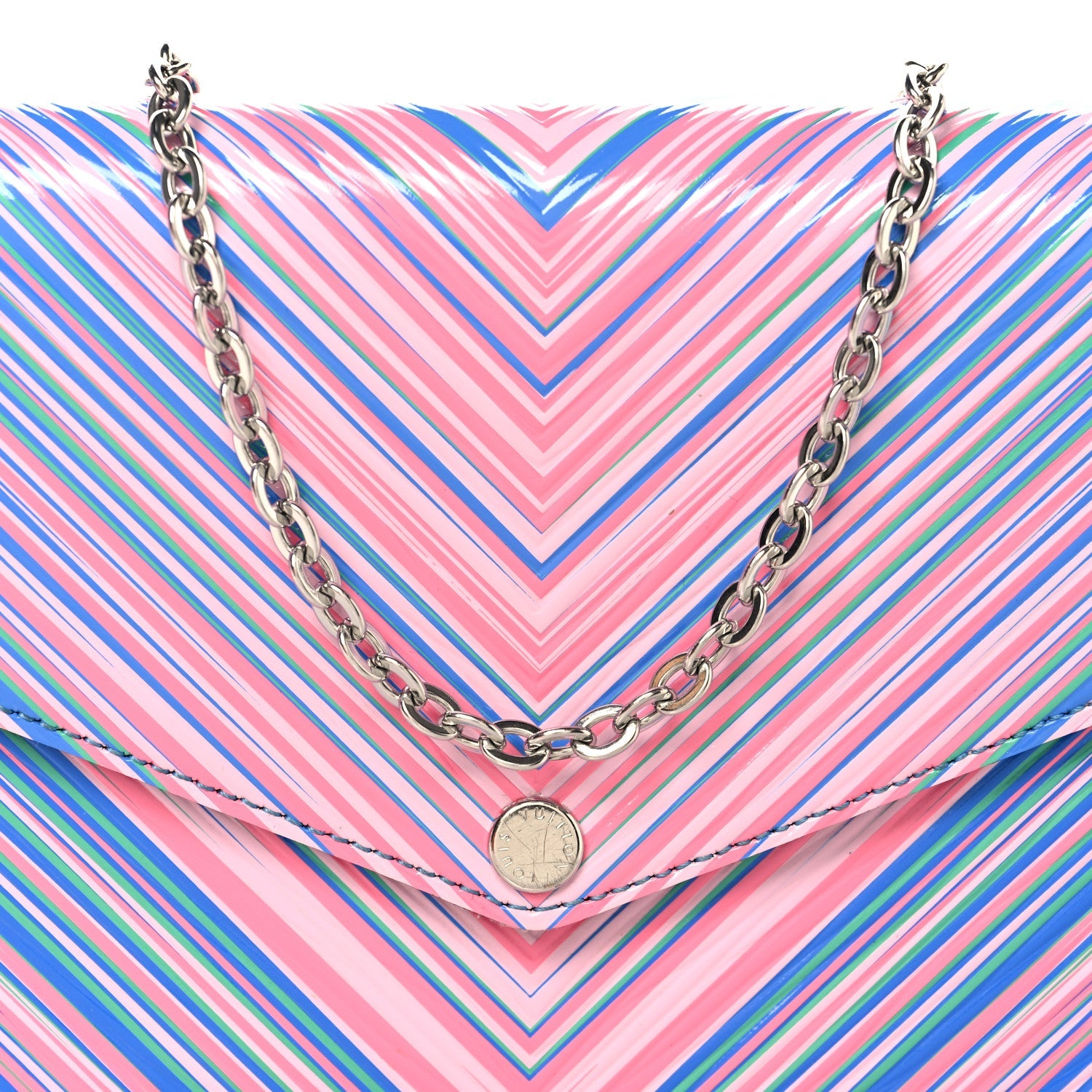 Louis Vuitton Epi Tropical Pochette Felicie Blue Rose