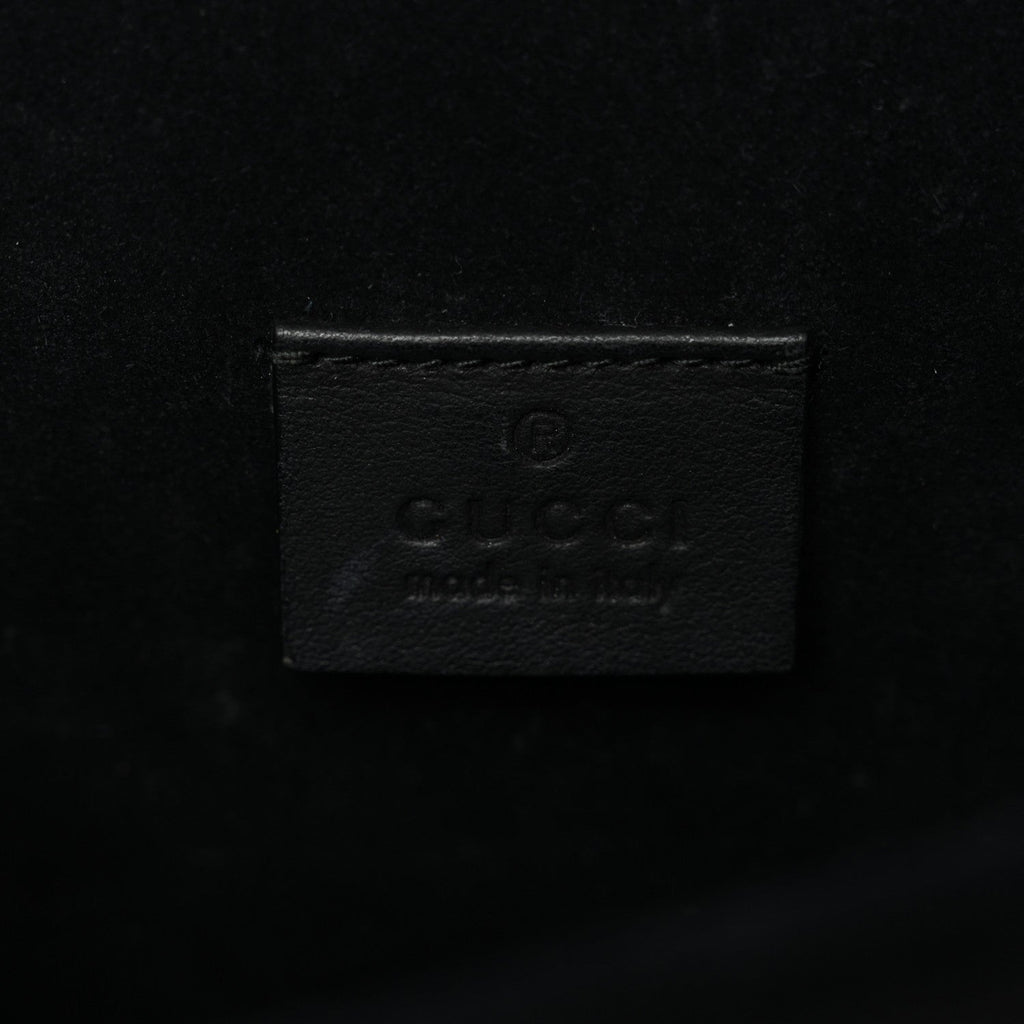 Gucci GG Supreme Monogram Mini Dionysus Shoulder Bag Black
