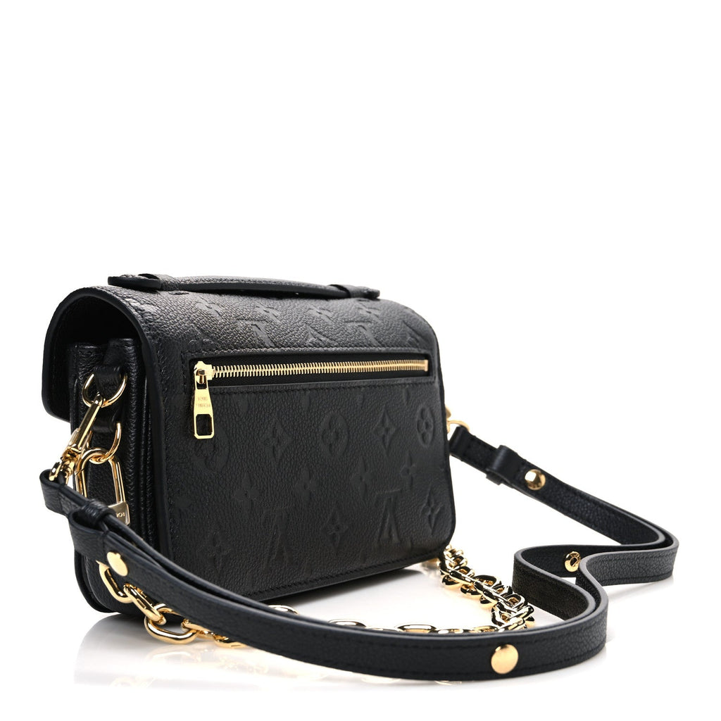 Louis Vuitton Empreinte Pochette Metis East West Black