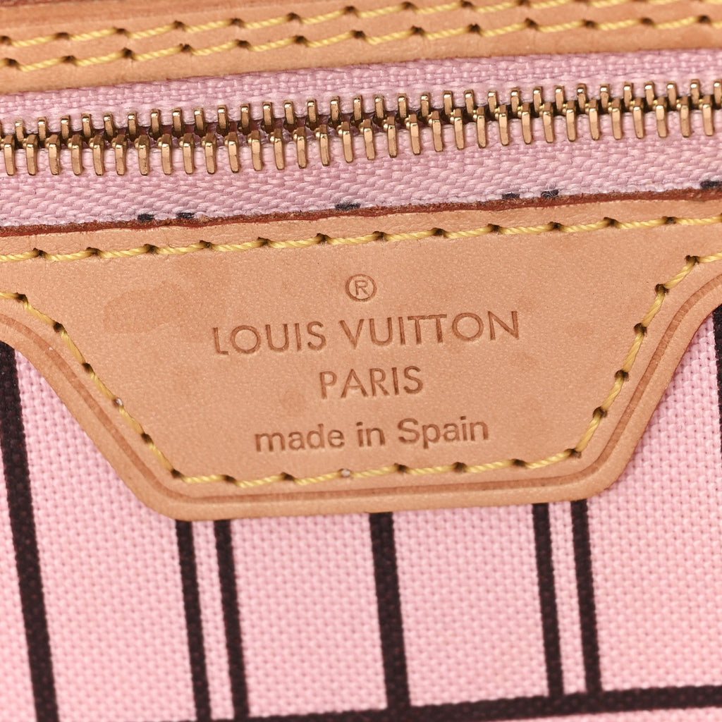Louis Vuitton Monogram Neo Neverfull MM Rose Ballerine