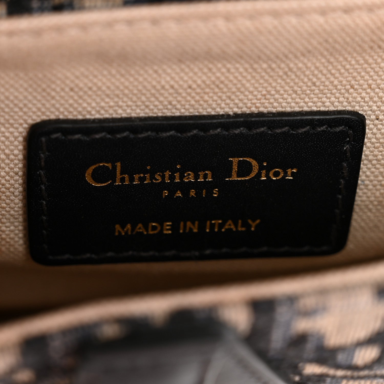 Christian Dior Oblique Mini Saddle Bag Blue