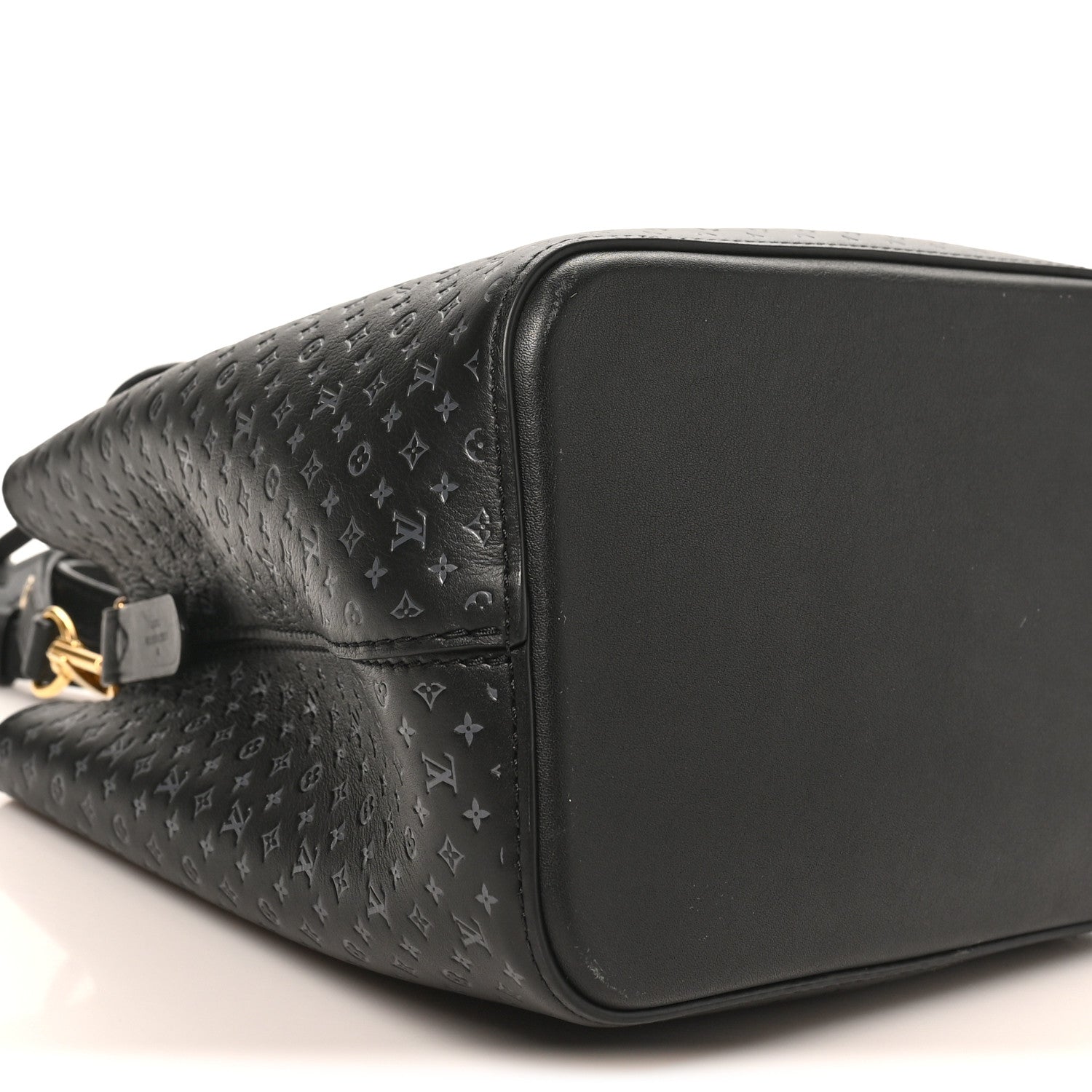 Louis Vuitton Calfskin Nanogram Embossed Neonoe BB Black