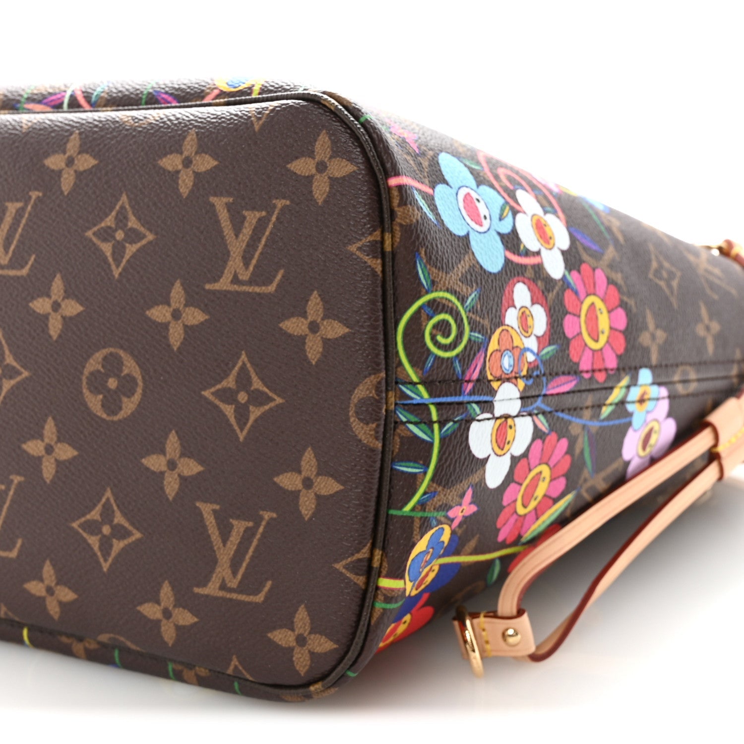 Louis Vuitton LV X TM Monogram Flowers Neverfull MM