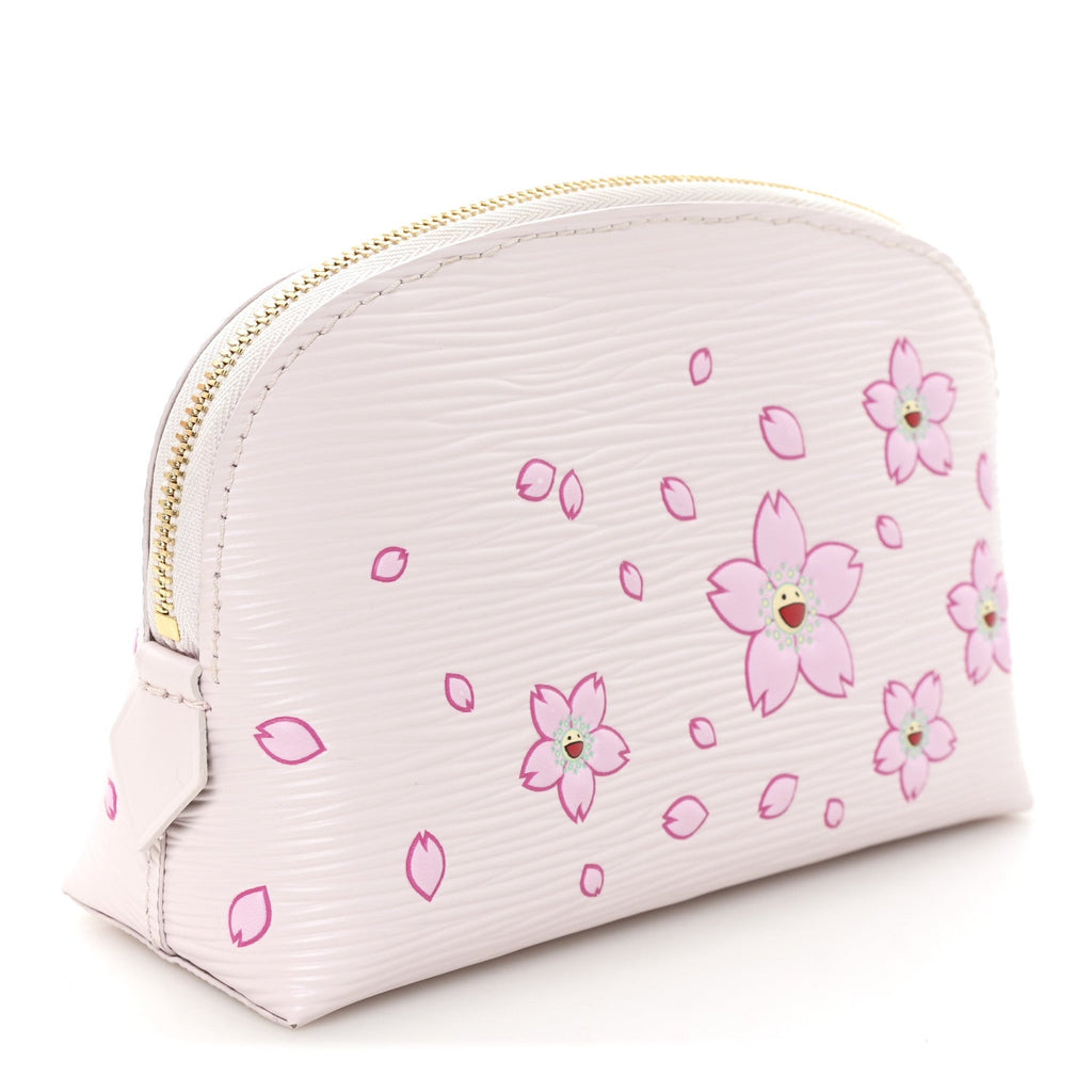 Louis Vuitton LV X TM Epi Cherry Blossom Cosmetic Pouch Pink